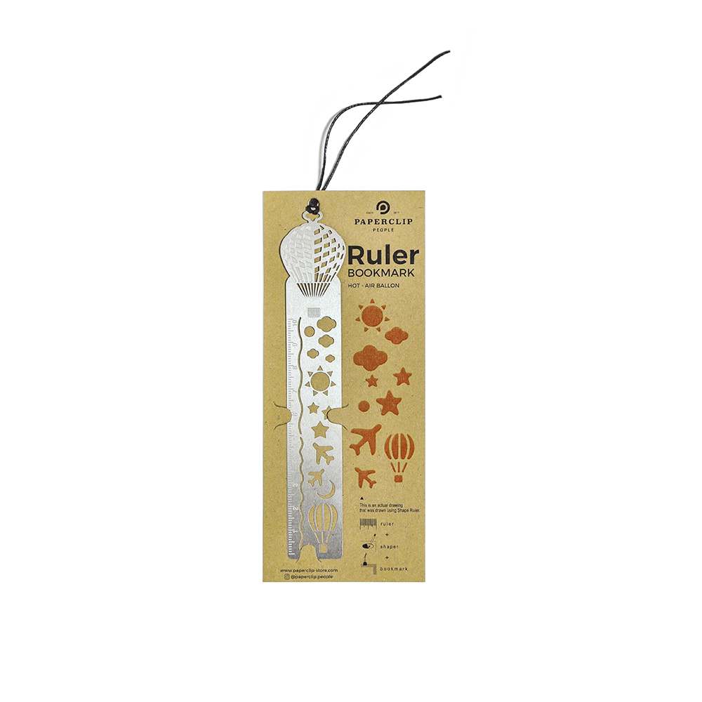 Ruler Bookmark - Hot Air Balloon