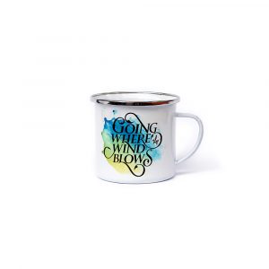Paperclip Product - Enamel mug WIND BLOWS