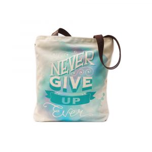 Paperclip Product - Tote bag NEVER GIVE UP