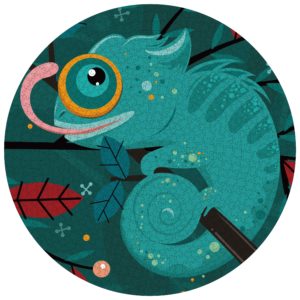 Paperclip Product - Puzzle CHAMELEON