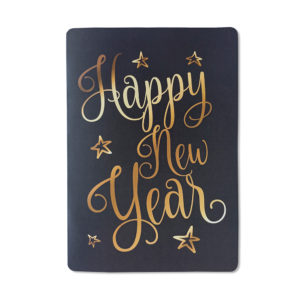 Paperclip Product - Greeting card NEW YEAR GOLDIE