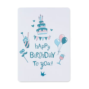 Paperclip Product - Greeting card BIRTHDAY CAKE