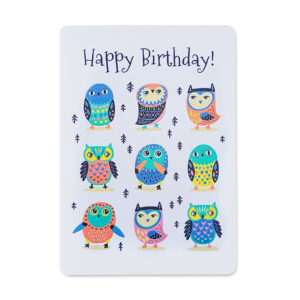 Paperclip Product - Greeting card OWLS