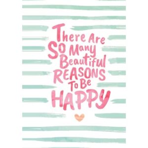 Paperclip Product - Postcard BE HAPPY