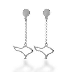 Paperclip Product - Earrings BALI MAP